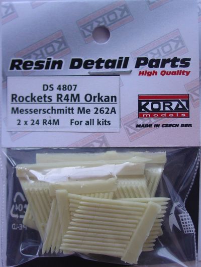 R4M Orkan with racks for Me-262A 2x 24 rockets